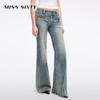 MISS SIXTY 2026 Spring Women's Double-Button Slimming Flare Jeans