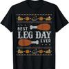 Funny Ugly Thanksgiving Sweater Shirt Best Leg Day Tshirt T-Shirt