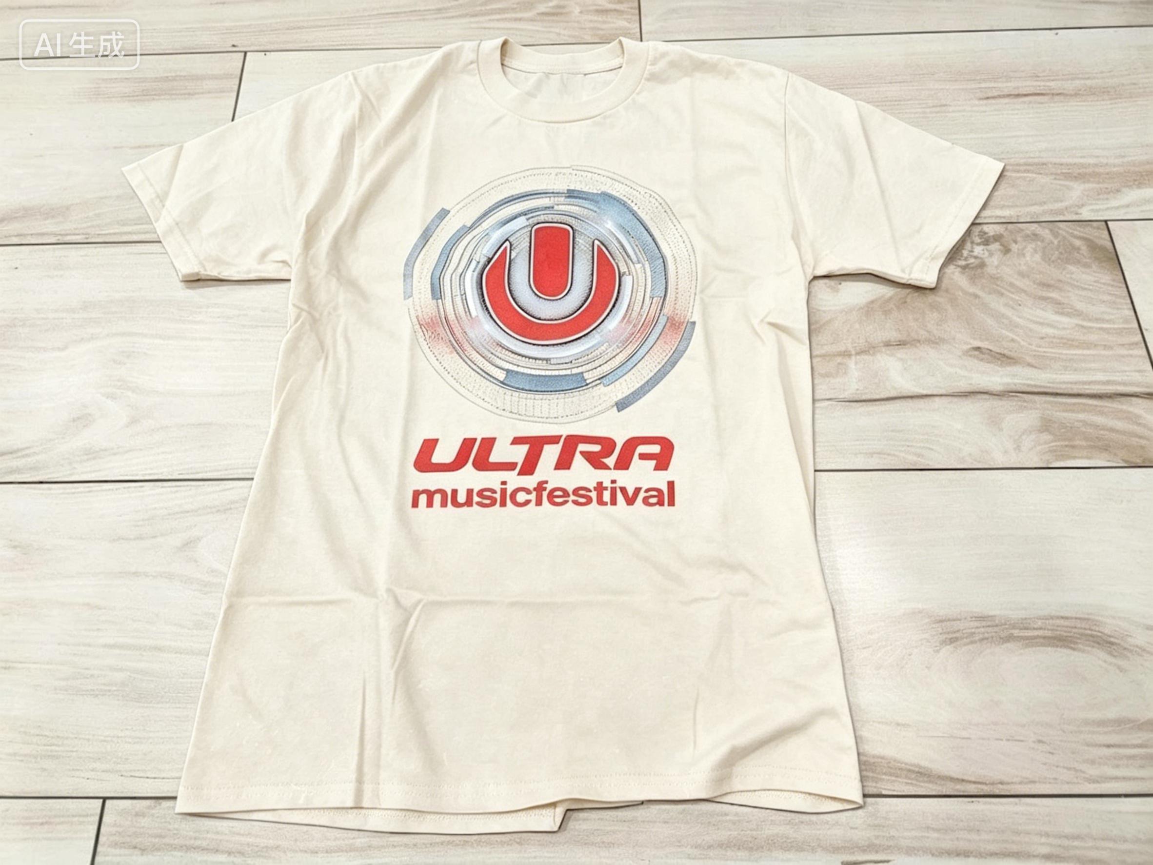

Ultra Music Festival Miami EDM Concert 2026 Unisexs Summer Cotton TShirt Comfortable HighQuality Retro Y2K Style 4XL