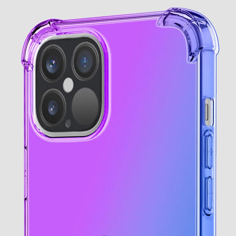For iPhone 15 Pro Max Gradient Color TPU Phone Case Anti-drop Phone Cover