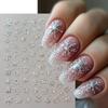 2pc Holographic Christmas Nail Art Stickers Iridescent Laser Snowflake Deer Tree Winter Slider Decals New Year Manicure Supplies