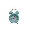 3-Inch Metal Craft Daisy Modern Bell Alarm Clock, Round Simple And Super Loud Noise