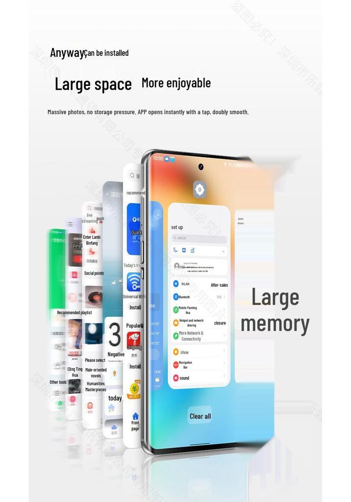 X300Pro Chytrý telefon: Velký displej a reproduktor, plná podpora sítě, zbrusu nový a neotevřený.