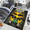 Multiple Style Big-footed Monster Truck Print Carpet for Living Room Bedroom Bedside Bathroom Floor Mat Home Area Rug Room Decor