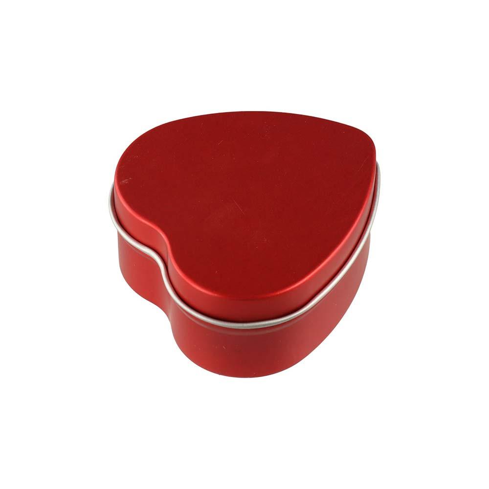 Silber/Rot/Rosa Herzform Dosen Blechdosen Herzförmige Behälter Kreative Kerzenherstellung Gläser DIY