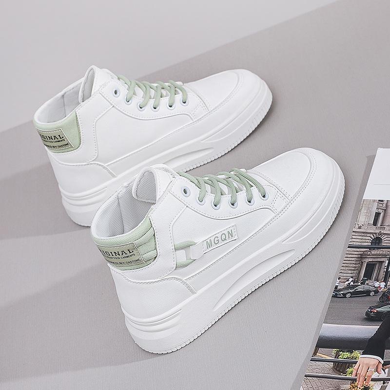 Little white shoes women's 2025 autumn women's shoes high-top sports board shoes Korean version versatile platform student casual shoes K6620