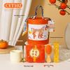 Orange Theme Gift Set with Mug, Towel, and Essentials