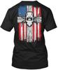 The Welder Face Just Weld It Usa Flag T Shirt Made In the USA Size S To 5XL