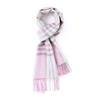 Hengyuanxiang Pink Plaid Wool Scarf