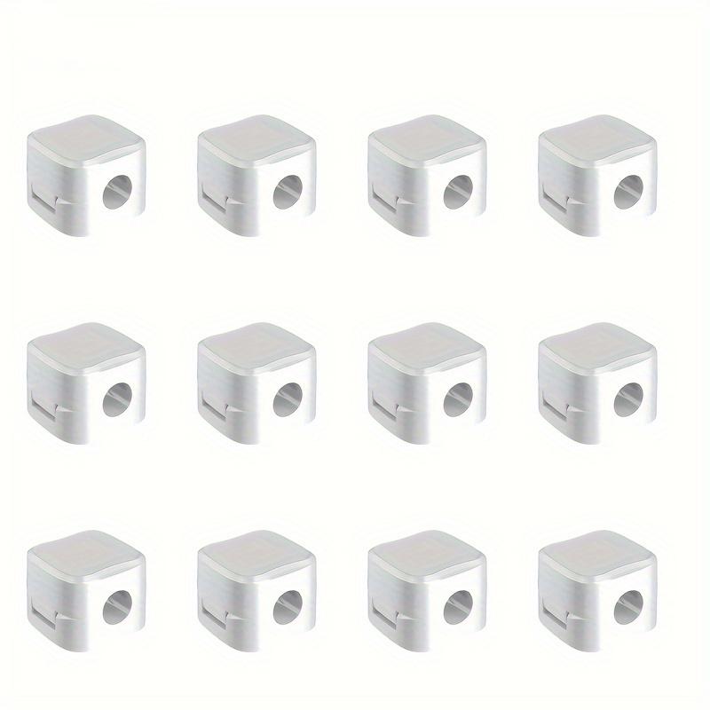 6//12/18pcs Magnetic Cable Organizers No-Drill Adhesive Cord Holders for Desk Car Sleek Charging Cable Management Clips