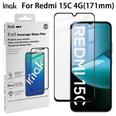 For Redmi 15C 4G (171mm) Glass IMAK Full Coverage Tempered Glass Film Pro+ Series 169mm