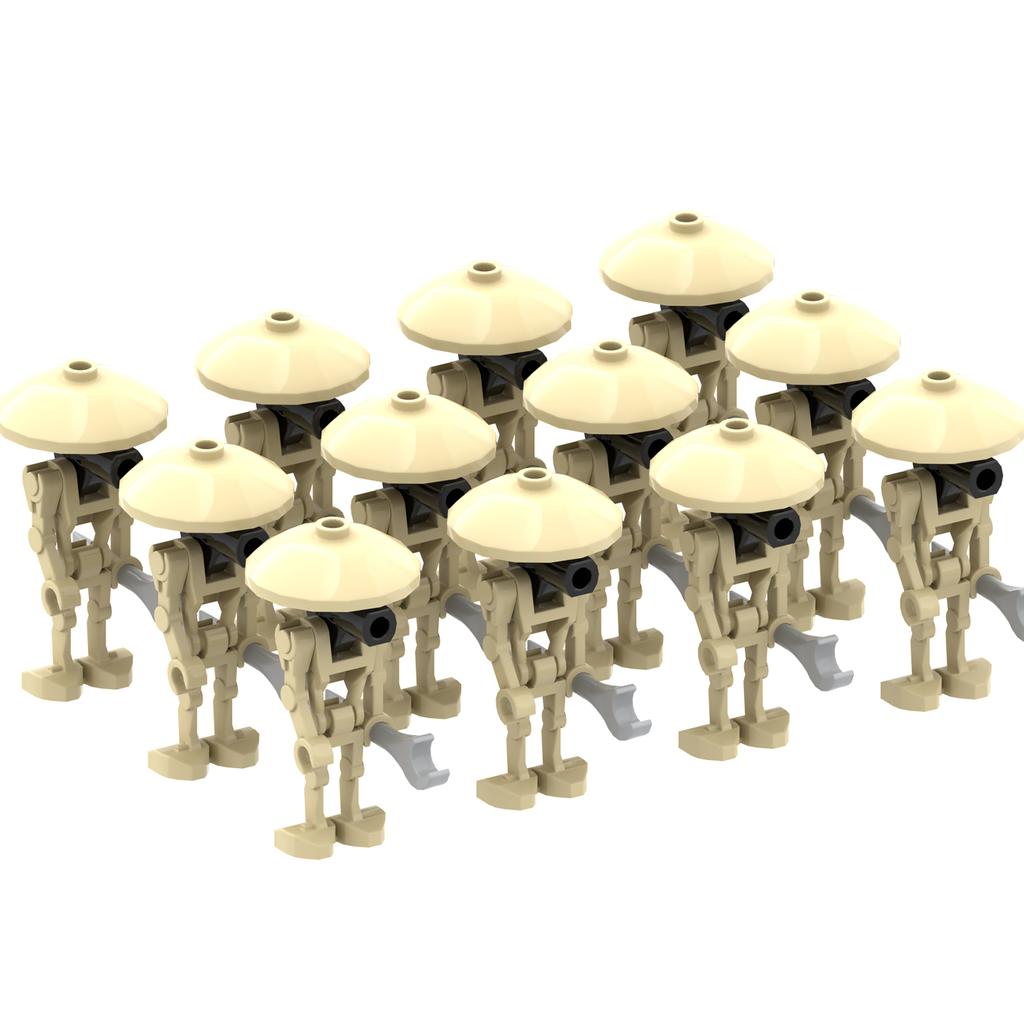 MOOXI Space Wars Series Robot Model MOC Brick DIY Diorama Adult Children Toys Building Block Set Montessori Gift Room Decoration