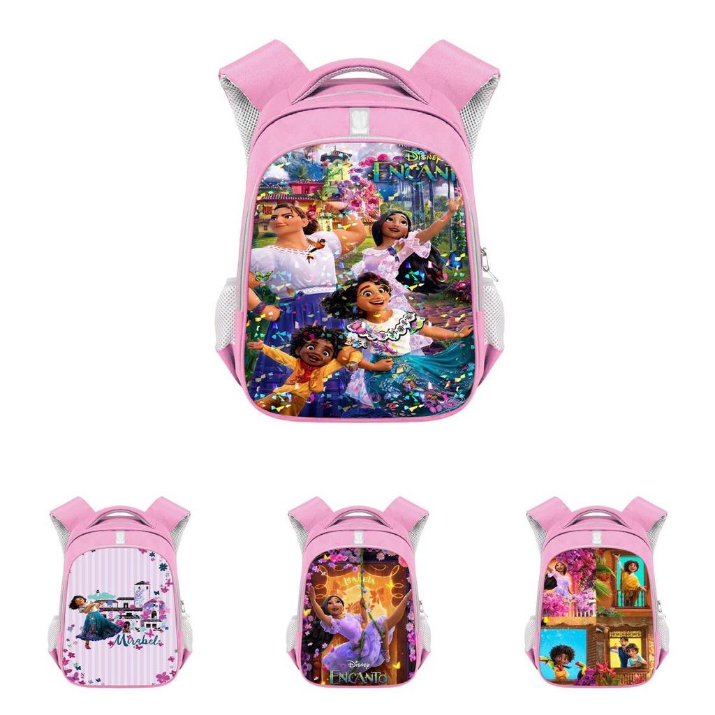 Encanto Mirabel Girls Backpack Waterproof Large Capacity School Bag For Kids