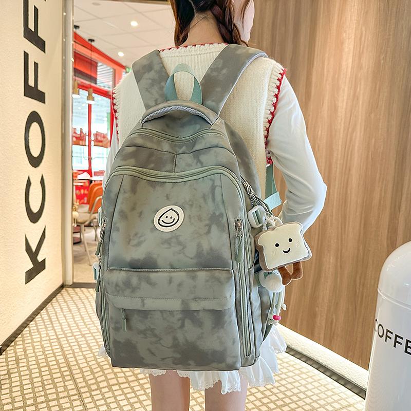 Sac d'école pour lycéen(ne)s, sac à dos grande capacité pour femmes