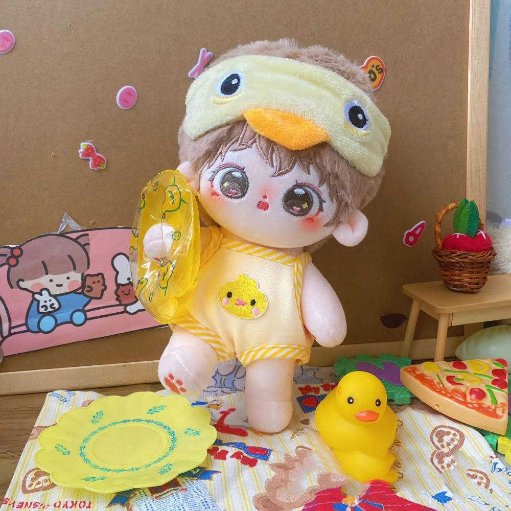 1 set Academic Coat 20cm Cotton Doll Clothes Yellow Duck No Attribute Doll Clothes  Doll Accessories
