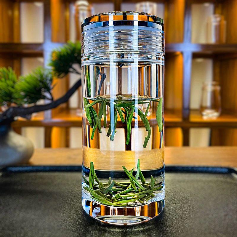 Premium Handcrafted Natural Crystal Tea Infuser Bottle