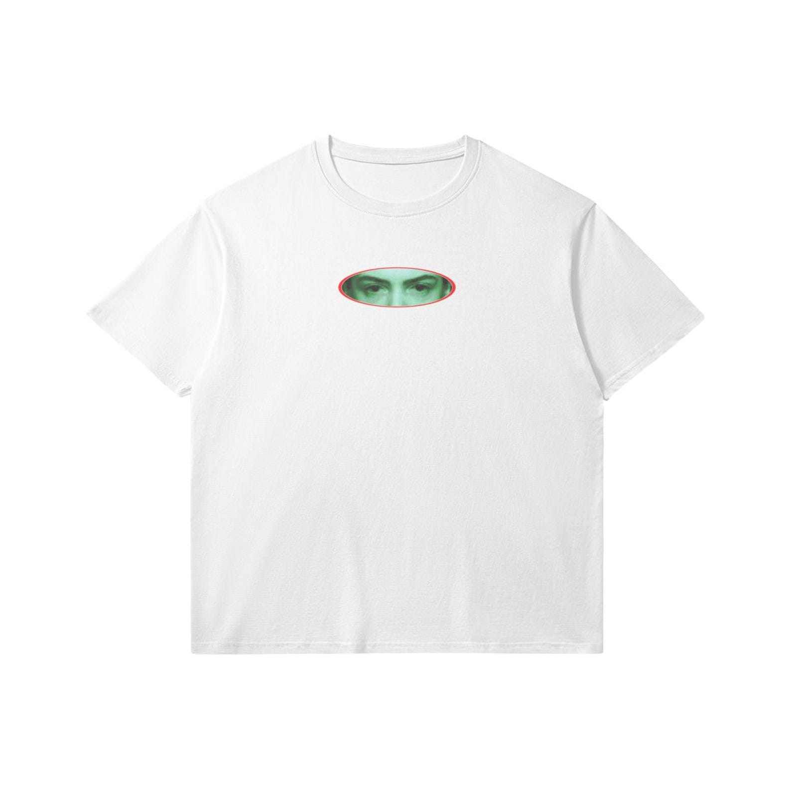 Basic Fit - Cyber Vision White and Black T-Shirt 210GSM XL
