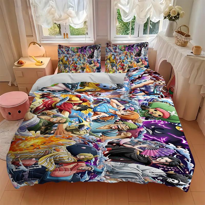 Adventure Fantasy Land Printed 3pcs Bedding Set Soft Microfiber 1 Duvet Cover And 2 Pillowcases Home Bedroom Decor Xmas Gift K1595