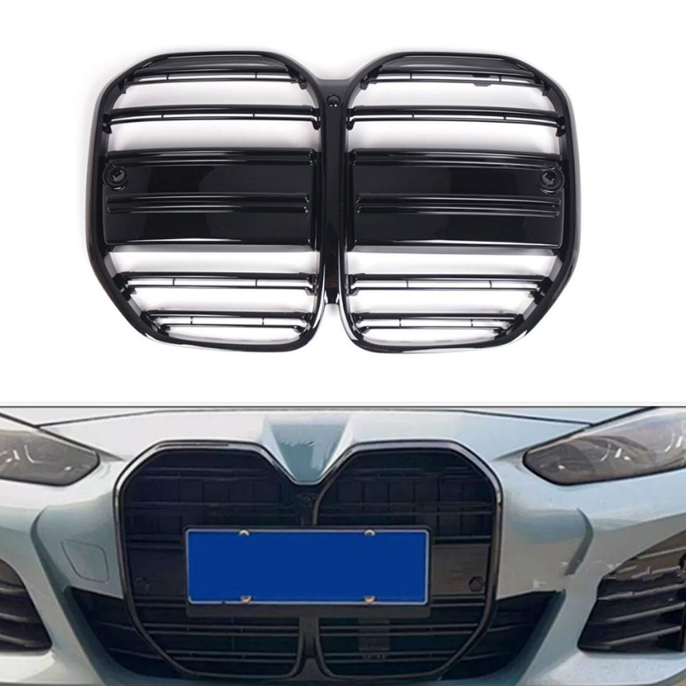 Front Kidney Grille Double Slats Car Grill Compatible For 4 Series G22 G23 Replaces 51138078548 51138078549