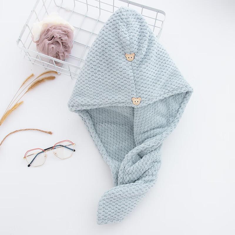 Soft Absorbent Double-Layer Hair Drying Cap