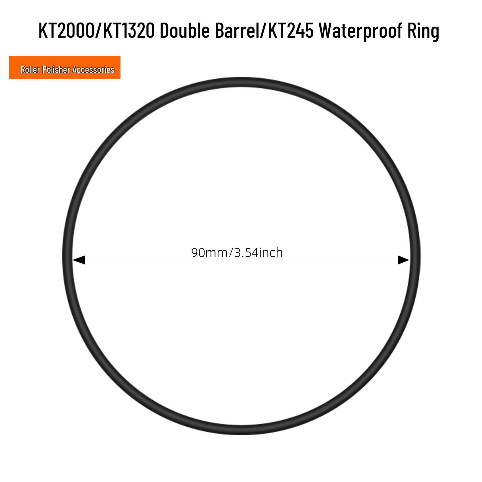 KT6808 Polisher Roller Accessories Kit: Seal Ring, Buckle, Stick, KT2000 Lid & Small Parts