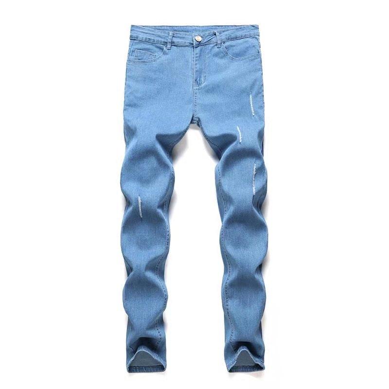 High Quality Men'S Small Leg Elastic Jeans, Tight Jeans, Men'S Jeans