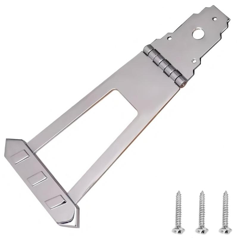 Halbhohle Saitenhalter-Ersatz 6-Saiten-Gitarrenbrücke Trapez-Saitenhalter für geschmeidige Bespielbarkeit und reiche Klänge