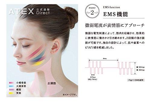 ATEX Lourdes Face Makeup Roller AX-KXL5250wh White