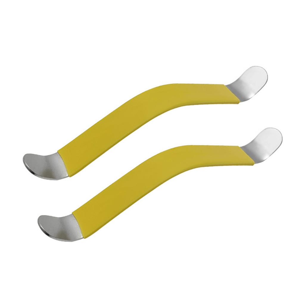 2Pcs Frets Polishing Cleaning Repair Maintenance Tools for Guitar Metal Guitar String Splitter Guitar String Separator