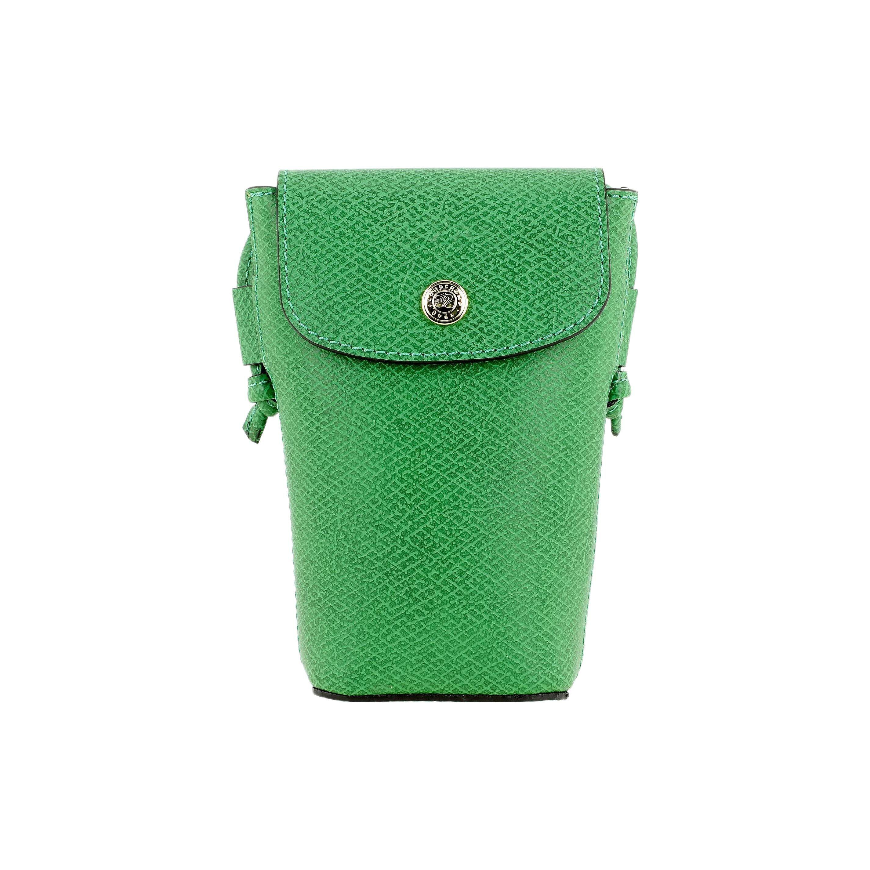 

Longchamp Épure Gold Metal Hardware Flap Closure Leather Shoulder Crossbody Phone Bag Women Bags Green 34193HYZ129 Basic Set (Bag+Dust Bag)