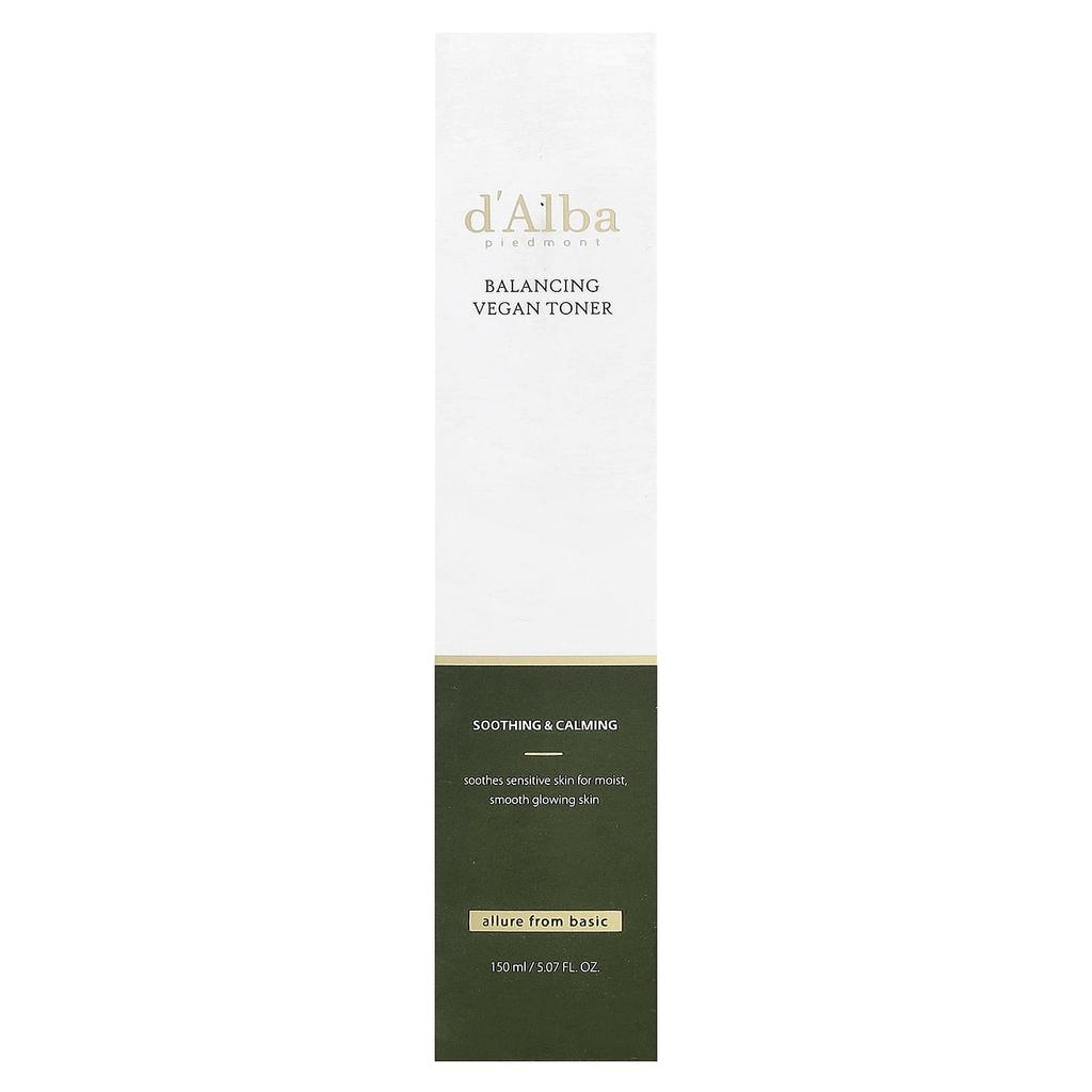 D'Alba, Balancing Vegan Toner, 150Ml(5.07Fl Oz)