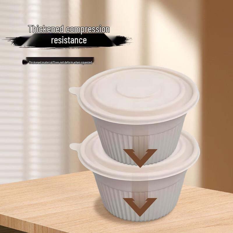 Biodegradable Corn Starch Disposable Round Food Containers