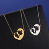 Family Baby Mom Pendant Necklace Simple Hollow Hugging Heart Choker Stainless Steel Jewelry 2026 Trend New Mother’s Day Gifts