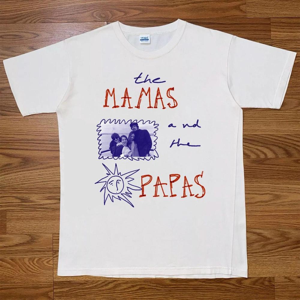 Мужская футболка унисекс из плотного хлопка белая полного размера The Mamas and the Papas AG162 XL