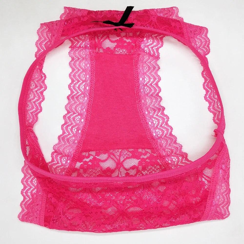 Sexy Lace Panties Woman Cotton Underwear Transparent Briefs Underpants Knickers Lingerie 6 Pcs/set