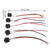 5Pcs Round Rocker Switch On Off Spst Mini Toggle Switch 12V For Car Automotive Rv 2 Pin Switch Mini Rocker Switch With Wire