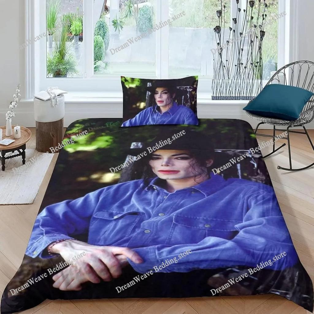 Michael Jackson Bedding Set Duvet Cover 3d Bedding Fashion Design Decoration King Duvet Cover Set Double Bed Set Bedding Sets
