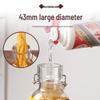 High-Grade Thick Glass Wine Bottle for Long-Term Baijiu Storage, Sealed and Durable