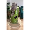 JINGRUIXIANG Multi-Level Cat Tree & Condo with Scratching Board
