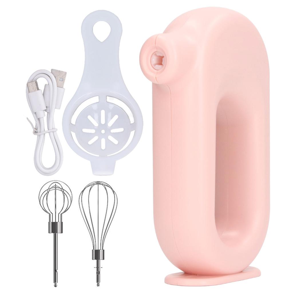 Electric Hand Mixer USB Charging 4 Level Adjustment Electric Eggbeater Handheld Milk Frother for