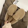 Autumn and winter office Mao Mao shoes 22 years old new velvet Doudou shoes wear cotton shoes to keep warm thick-soled soft-soled ladyshoes