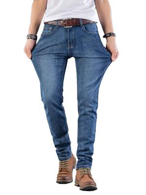 TIDEWORD Men's Skinny Fit Stretch Jeans, Sizes 28-40, Blue, Black, Gray, FCXF (Blue, Size 32)