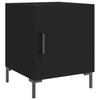 VidaXL Bedside Table Black 40x40x50 Cm Engineered Wood 827566