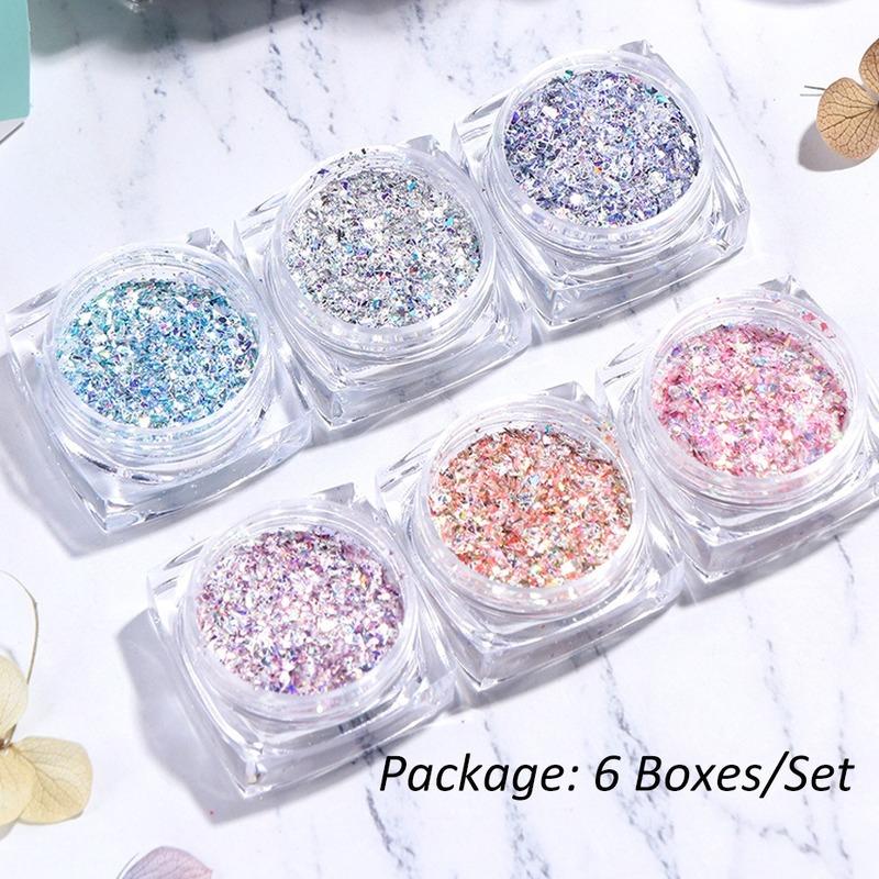 Mixed Color Nail Art Glitter Rhinestone Crystal Gems Jewelry Bead Manicure Decoration Accessories Nail Supplies For Professional