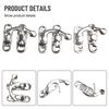 For Mini Jewelry Box Antique Bronze Iron Padlock Hasp Hook Lock Vintage Style