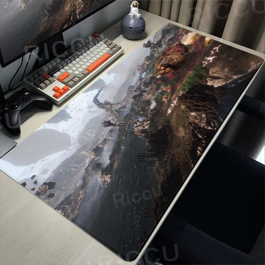 Clair Obscur Expedition 33 Podkładka pod mysz XXL Podkładka pod klawiaturę i mysz ścieg Podkładka pod mysz Podkładki na biurko Akcesoria do PC do gier Mata do e-sportu 90x40cm