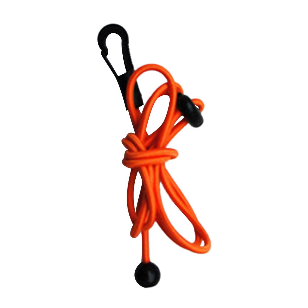 Elastic Kayak Paddle Leash Lightweight Fishing Rod Lanyard Bungee Kayak Accessory for Kayaking and Fishing