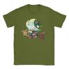 Cookies Run Kingdom T Shirt for Unisex Pure Cotton Novelty TShirts Crewneck Clover Cookie Tee Shirt Short Sleeve Clothing