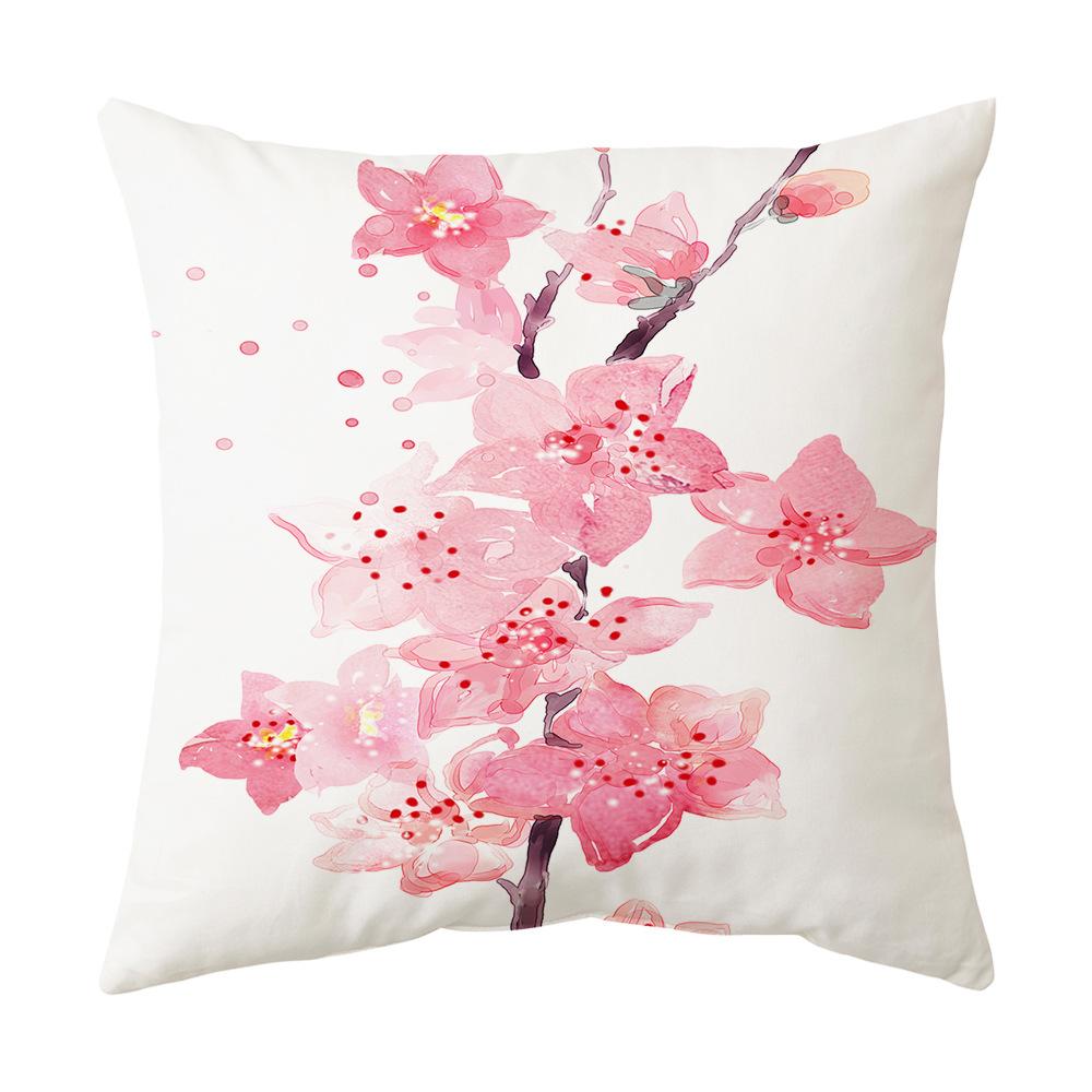 New Pink Pillow Feather Pillow Cover Home Sofa Bed Head Pillow Cover Cushion Cushion Cover