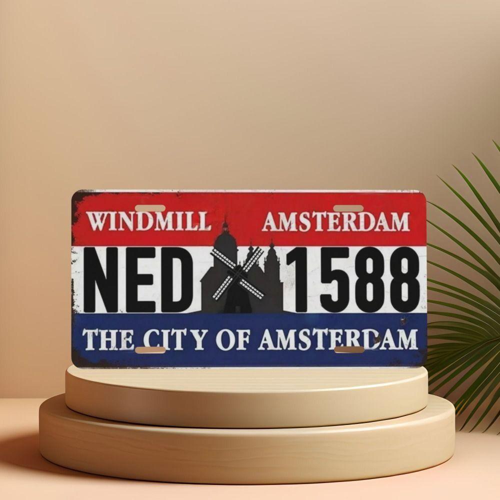 Tin Sign Wall Art 20x30cm Metal Decor
